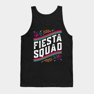 Cinco de Mayo Fiesta Squad Family Matching Group Adults Kids Tank Top